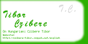 tibor czibere business card